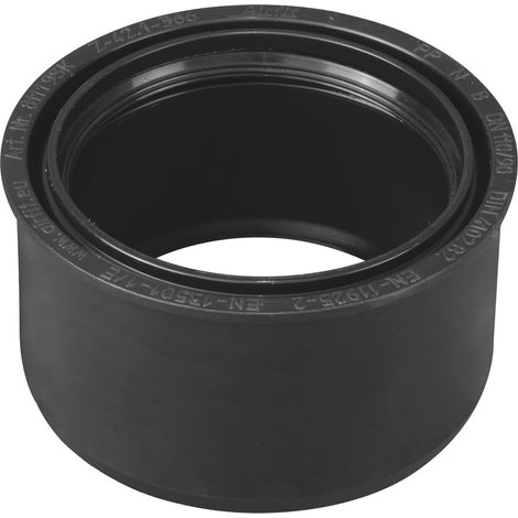 airfit Superkurz-Reduzierstück DN 110x90aus PP, schwarz