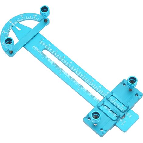 Outil de Mesure Réglable pour Amortisseurs RC - Alliage d'Aluminium Robuste, Voiture Télécommandée, Accessoire Bleu Durable (1/5)