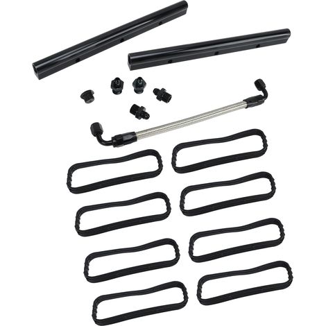 Rails d'alimentation en acier pour admission EFI, kit de rampes d'injection pour LS LS1 LS2 LS3 LS6 LSX, collecteur d'admission avec visserie (1/5)