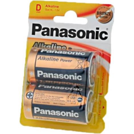 FPLUS pila alcalina panasonic power lr-20 2uds , PILA ALKALINA POWER LR20 1.5V BLISTER

Las baterías LR20 Alkaline Power de Panasonic se pueden usar en una amplia gama de aplicacio