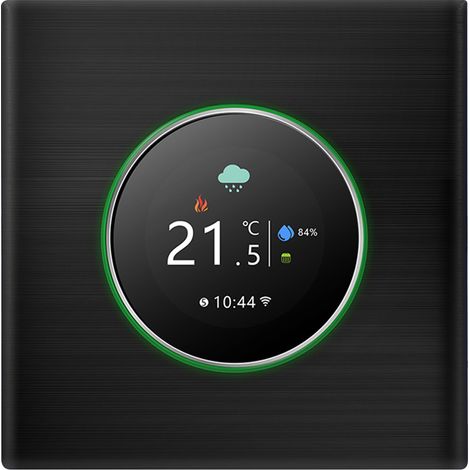WiFi Smart Thermostat Contrôleur de température hebdomadaire Contrôle de bouton programmable / Contrôle mobile compatible avec Alexa / Home, pour le chauffage du sol électrique 16A (1/5)