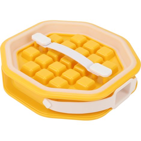 Moule à glaçons en forme de losange, TPE et PP, design rétractable, seau à glaçons pour cuisine domestique (1/5)