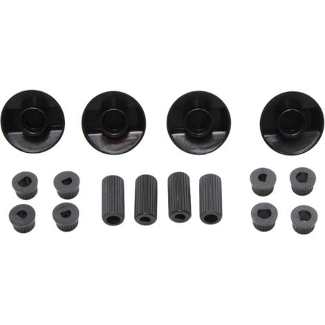JEU DE BOUTONS UNIVERSEL POUR POÊLE À GAZ NOIR POUR TABLE DE CUISSON SEM BOUTIQUE - X376005 (1/2)