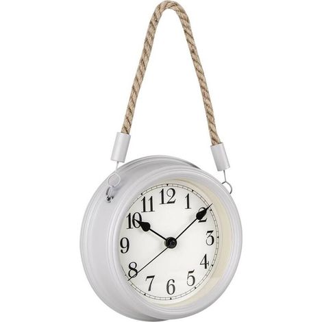 [GEBRAUCHT] B-Ware Techno Line Wanduhr Quarz grau analog Designer Wanduhr 22cm x 68mm x 68mm (1/2)