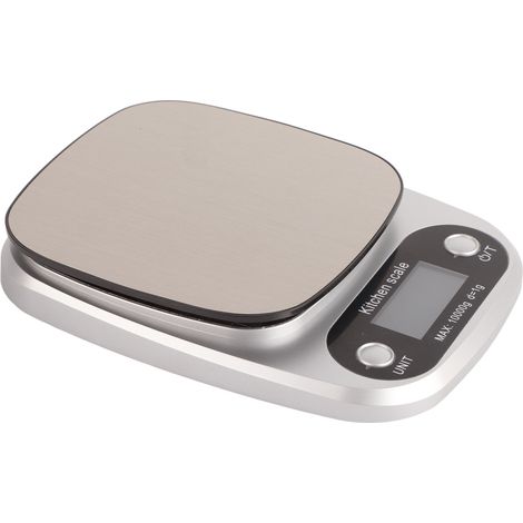Elektronische Küchenwaage mit Digitalanzeige, kompakt, für Backen und Kochen, 10 kg, 1 g (1/5)
