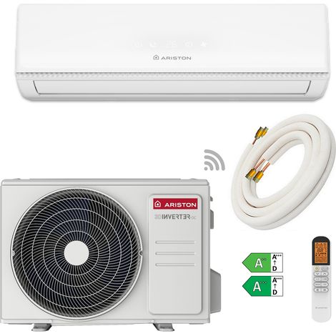 Climatiseur Réversible ARISTON Aeres 3500W - Kit Prêt-à-Poser Soi-Même - Liaisons 4m - (Mise en service Pro incluse) - A++/A+
