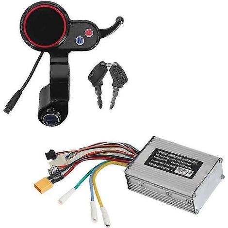 Pièces de rechange pour le tableau de bord du scooter électrique H5 (avec écran LCD à 6 broches et verrouillage). (1/5)