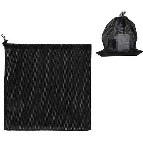 Sac en filet de filtre de pompe, sac de filtre de pompe d'étang, accessoires de filtre de pompes à eau domestique ,45 x 45cm (1/4)