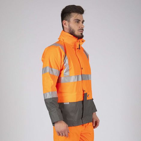 BANDIT VESTE DE PLUIE HAUTE VISIBILITÉ 9250 Orange fluo 4XL (1/5)