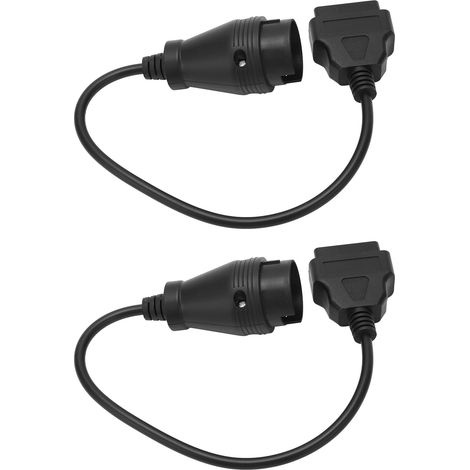 Adaptateur OBD2 38 broches vers 16 broches, câble de remplacement noir pour Mercedes-Benz SPRINTER, 1 paire (1/5)
