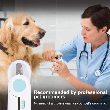 Coupe Ongle Chien, Coupe Ongle Chat, Professionnel Coupe Griffes pour Animaux, avec des Lumières LED et Dispositif De Protection Contre Les Éclaboussures, pour Les Animaux De Petite et Moyenne MOONSTA (1/3)