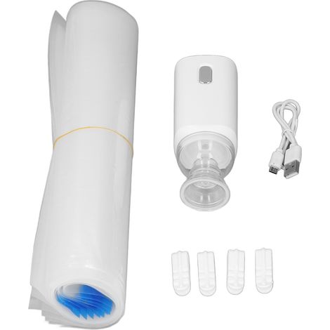Pompa a vuoto elettrica da 5V – 10 sacchetti + 4 clip – Compressione – Stampante 3D