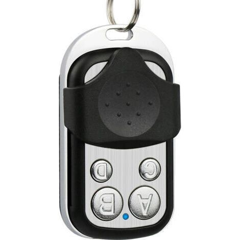 433 Metal 4-Button Garage Door Rolling Code Copy Remote Control (1/4)