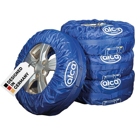 alca® Auto Reifentaschen-Set mit Tragegriff und Reifenmarkierung 4-teilig, 13" - 18" für SUV