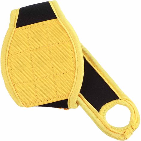 Dragonne magnétique de la taille d'un pouce, 9 outils magnétiques, dragonne magnétique ajustable, trousse à outils pratique pour vis, jaune 1038cm (1/5)