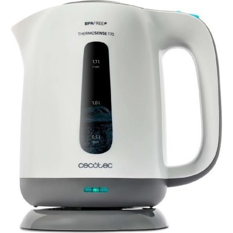 Bouilloire électrique Cecotec ThermoSense 170 blanche 2200 watts (1/5)