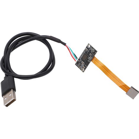 Module caméra embarqué de 5 mégapixels, carte caméra réseau à câble flexible, mise au point fixe sans distorsion à 68 degrés. (1/5)