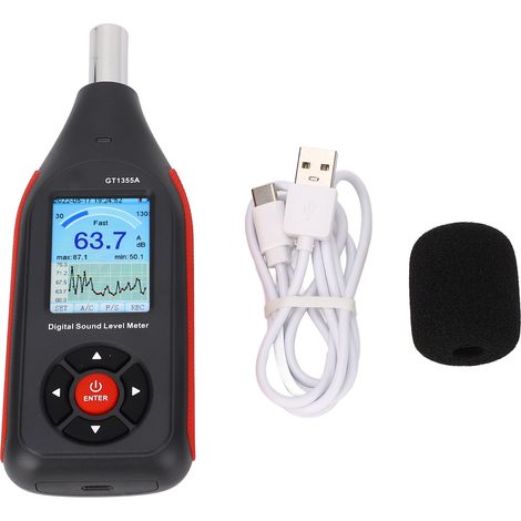 Sonomètre portable haute précision avec écran LCD, lecteur de décibels pour particuliers, familles et entreprises (1/5)