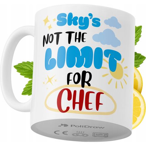 Tazza da caffè/tè divertente e umoristica per chef, ideale per compleanni, onomastici e festività. Tazza premium per occasioni speciali, perfetta per casa, ufficio e lavoro. Bianca, 330 ml. (1/5)