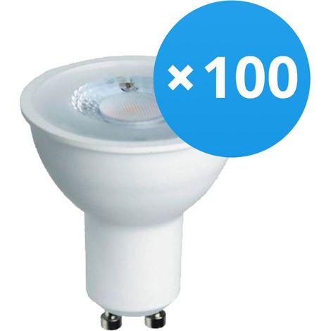 Lot 100x Spot LED GU10 PAR16 4W 345lm 36D - 827 Blanc Très Chaud