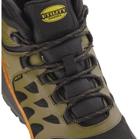 Chaussures de travail hautes noir/vert FREEDOM MID O6 SR - Diadora - 182044C0065 44