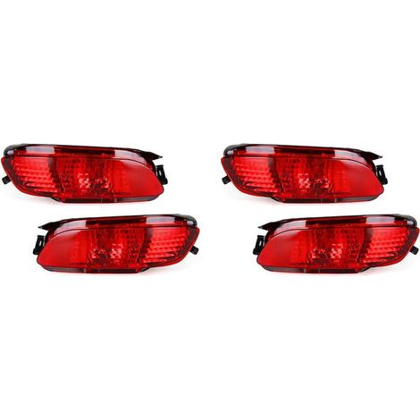 Dos luces traseras para el parachoques, reflectores de freno traseros, intermitentes y faros antiniebla para los modelos Lexus RX300, RX330 y RX350 de 2003 a 2008. Números de pieza: 81910-0E010 y 8192 (1/4)
