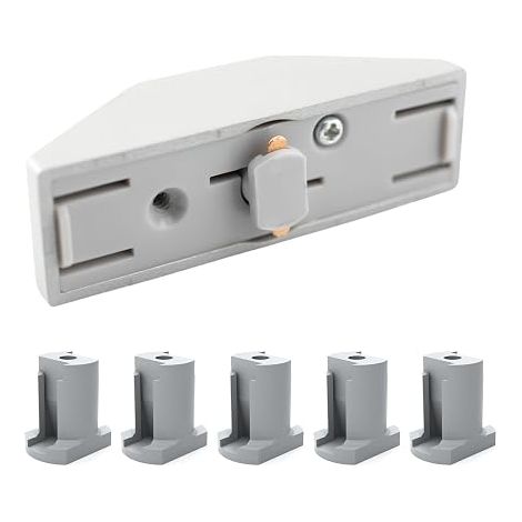 Pack of 5 Unbreakable Contact Brackets Compatible with 12V LED Spot Light Rail Replacement Part Unbreakable and Sturdy (1/5)