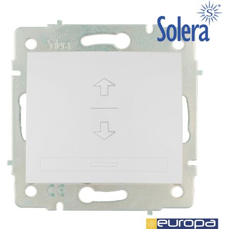 Jalousieschalter 10A 250V Weiß Europa-Serie Solera ERP21