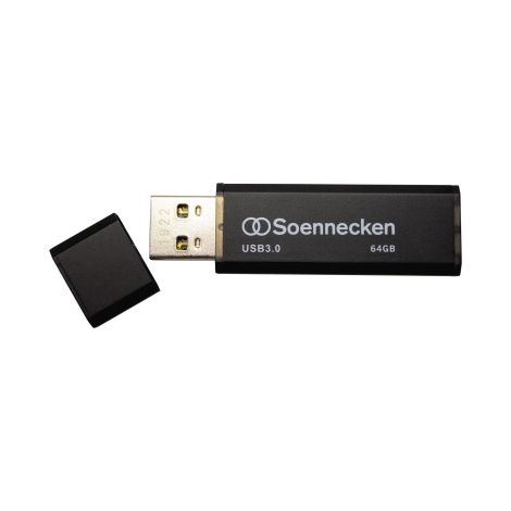 Soennecken USB-Stick 71619 3.0 64GB schwarz/silber (1/2)