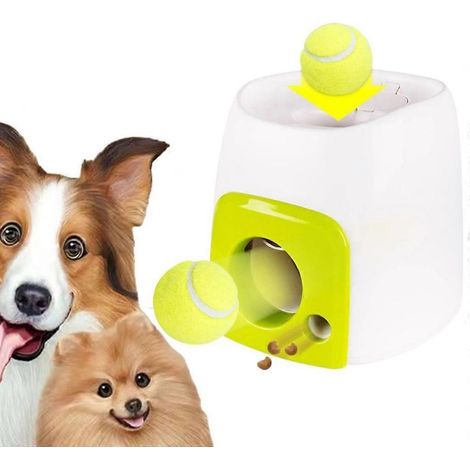 Jouet interactif pour chien, distributeur automatique de balles et de nourriture, facile à utiliser