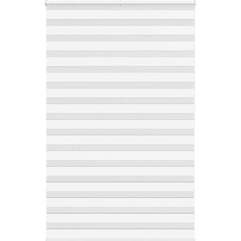 Doppelrollo Weiß 150x200 cm Stoffbreite 145,9 cm Polyester