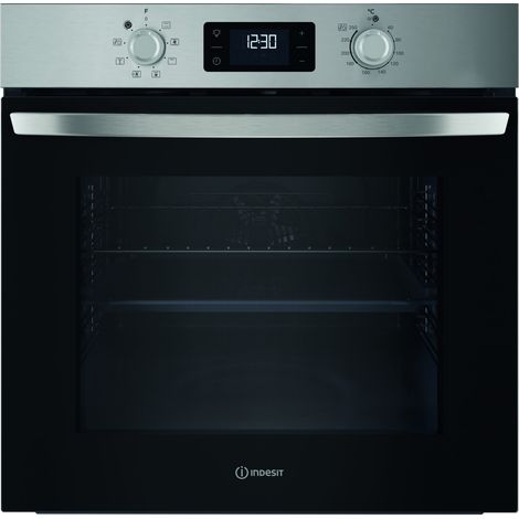 Indesit IO 255H X forno Multifunzione Inox 8Funzioni classe A 71Lt Idrolisi. Dimensione del forno: Media, Tipo di forno: Forno elettrico, Capacità interna forno totale: 71 L. Posizionamen... - IO255HX (1/5)