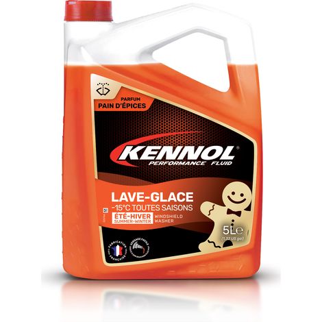 KENNOL Lave-glace -15°C toutes saisons Pain d'épices, bidon 5 litres