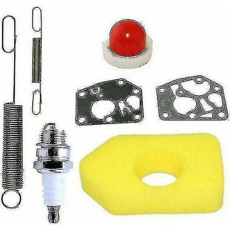 Kit d'entretien pour tondeuse à gazon 698369 : filtre à air compatible avec les moteurs Briggs & Stratton Classic et Sprint (1/4)