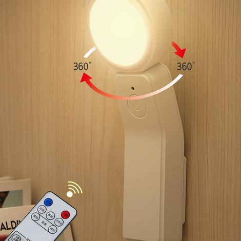 Lámpara de lectura de mesita de noche: lámpara de escritorio LED con brillo ajustable y luz suave para una visualización cómoda. (1/5)