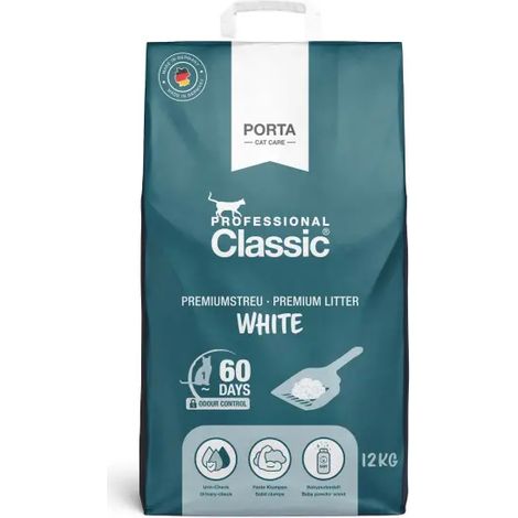 Port21 - Catlitter -  Proffesional  Classic - White - 12 kg