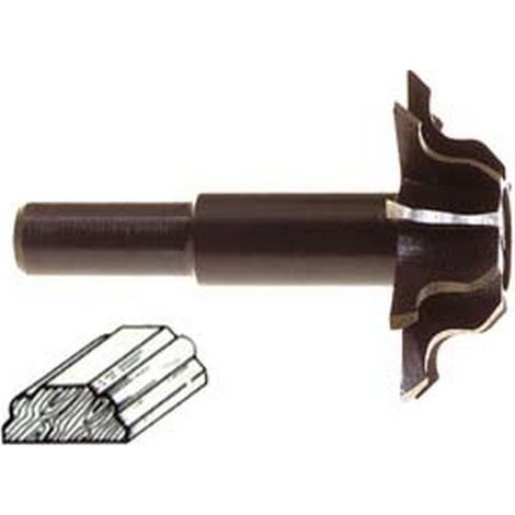 1BLISTER FRESA PROFILO MEZZO TONDO ESTERNO 45 mm35 codolo mm8, legno PG