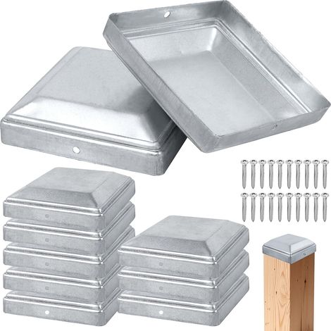 Tapa de Poste Tapas para Postes de Madera 100x100MM Capuchons 10PCS (1/5)