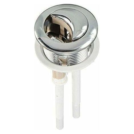 38 Mm Bouton Poussoir Double Pour Chasse D'Eau Wc Chromé Haute Pression De Pompage Accessoires Pour Toilettes Closes Tool Outils Professionnels (1/5)