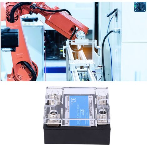Relais statique BERM, monophasé, avec commande par optocoupleur haute performance, charge 0-10VDC, 0-250VAC (BERM-40VD). (1/5)