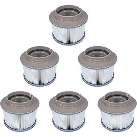 Piscine et spas - 6 filtres de rechange pour cartouche filtrante Mspa Fd2089 (1/5)