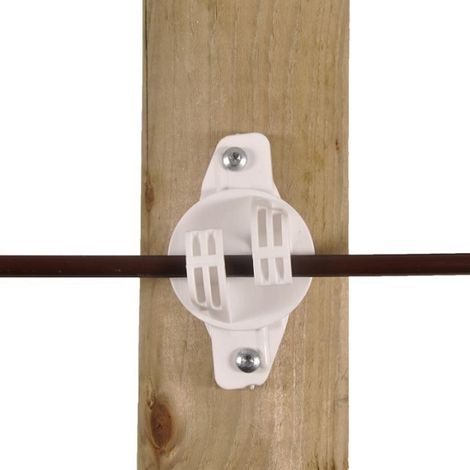 Isolatore a "W" Super Nero per Legno Confezione 175 Pz. GALLAGHER per Recinzioni Elettriche (1/3)