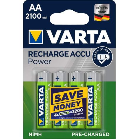 pile rechargeable NIMH AA LR06 pour Accessoires et entretien VARTA 56706101404