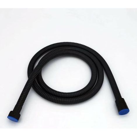 Tubo doccia nero opaco da 1,5 m, tubo doccia in acciaio inossidabile, tubo doccia universale con cavo, antideflagrante e resistente alla torsione. (1/3)