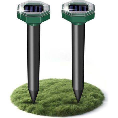 Anti Taupe Contre, Anti Taupe Solaire Vibration et Ultrasons, Respectueux des Animaux, Efficace Contre Les Taupes (1/4)