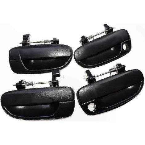 Schwarze Außentürgriffe für Hyundai Accent 2000-2005, 4er-Set für vorne und hinten, Fahrer- und Beifahrerseite, robuste Ersatzteile (1/5)