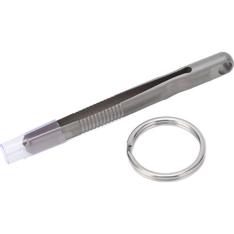 Pince à épiler EDC miniature en alliage de titane TC4, outil de survie compact pour activités extérieures