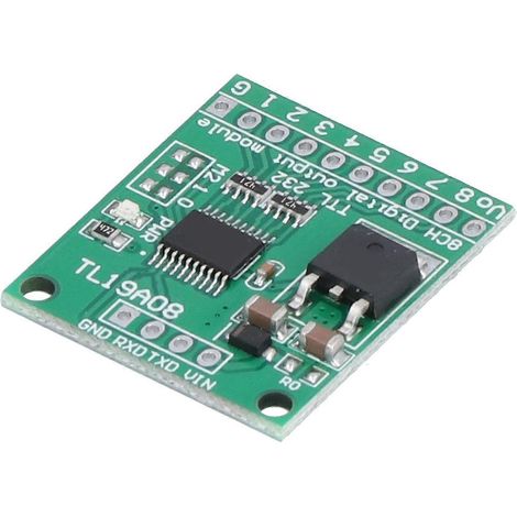 Steuermodul IO-Controller-Platine 8-Kanal RTU UART TTL232 Zubehörteil DC 12V TL19A08