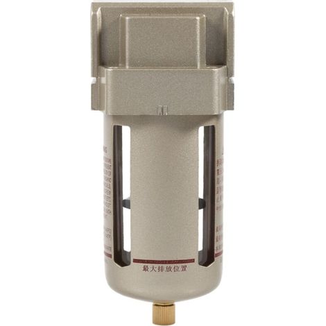 Jeffergarden Filtre à air comprimé 1/2 '' Compresseur Séparateur d'humidité Trap Nettoyant Filtre à air Accessoires Compresseur Extraction d'Impureté Protection Equipement d'air Comprimé 170 70 68 m (1/5)