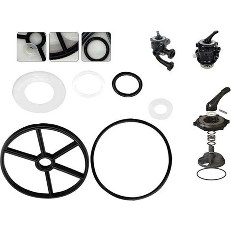Accessoires pour filtres à sable de piscine. Valve de remplacement multivoies Hayward Vario Flo 2 pouces. Compatible avec les modèles Hayward 1 SP0710, 0710X, 0711 et 0712. (1/5)